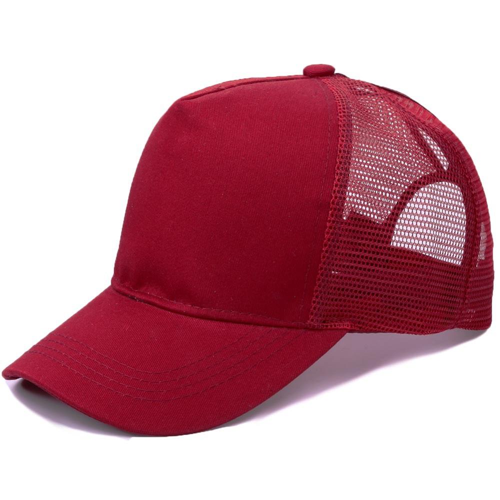 custom made cotton simple  sports Net surface breathable baseball cap